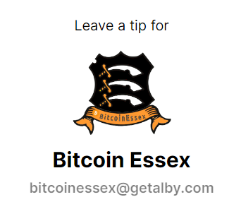 Leave a tip for Sam Fraser via Bitcoin Essex